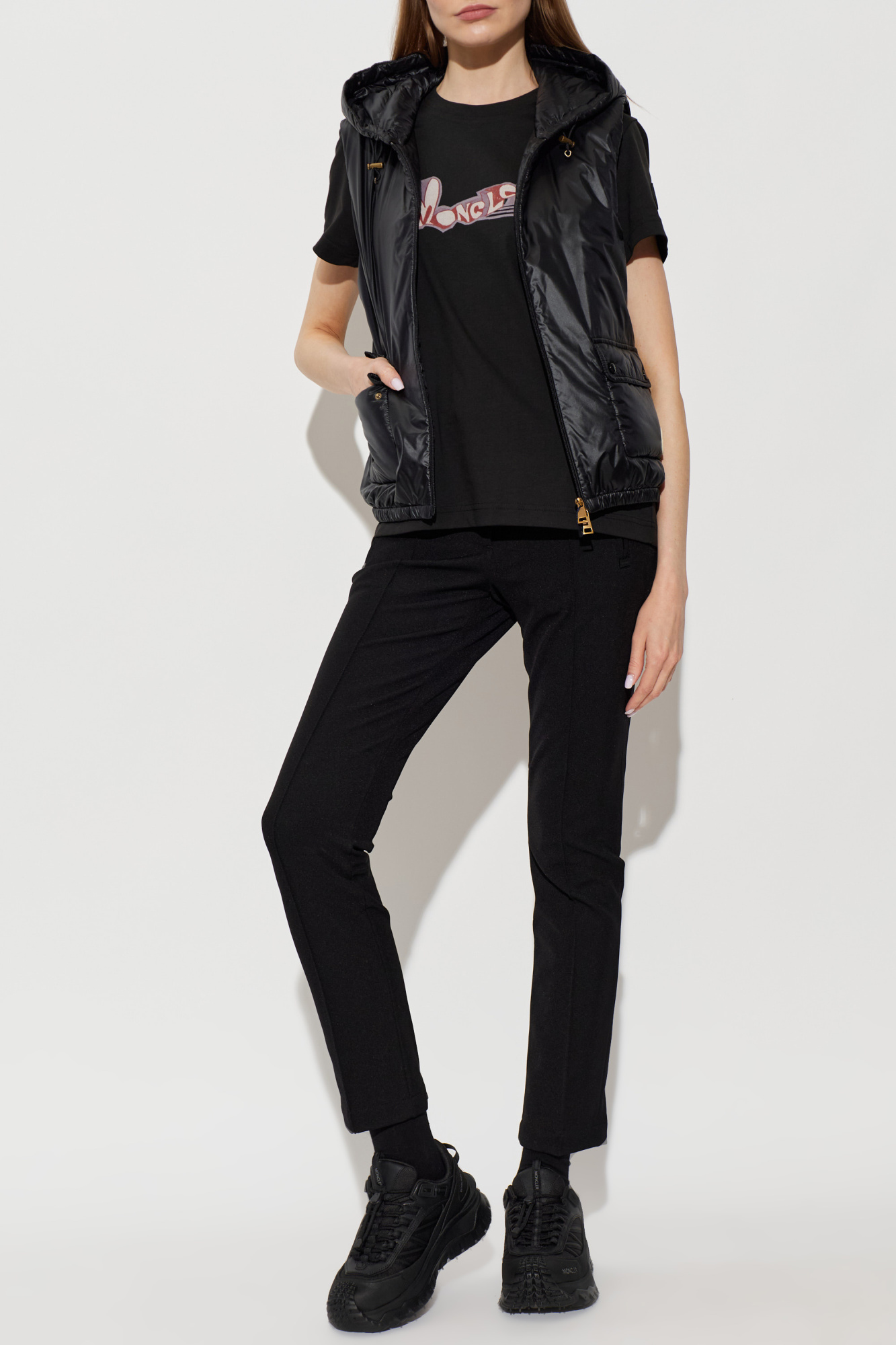 ゆうきタグ付き未使用Monclerモンクレール　LANDE VEST Black Quilted vest 'Lansette' Moncler - Vitkac Canada